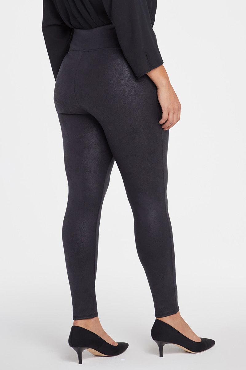 Black Women's NYDJ Plus Pull-On Skinny Leggings | NZ 842TLHRDE