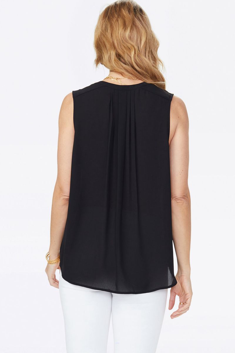 Black Women's NYDJ Plus The Sleeveless Perfect Blouse | NZ 529GAKEIS