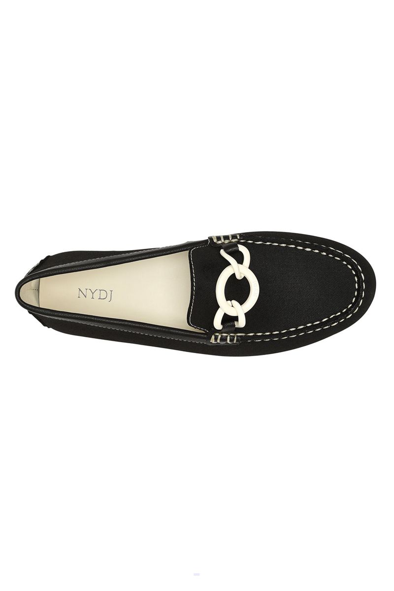 Black Women's NYDJ Pose Slip-On Loafers | NZ 138MGYAKI