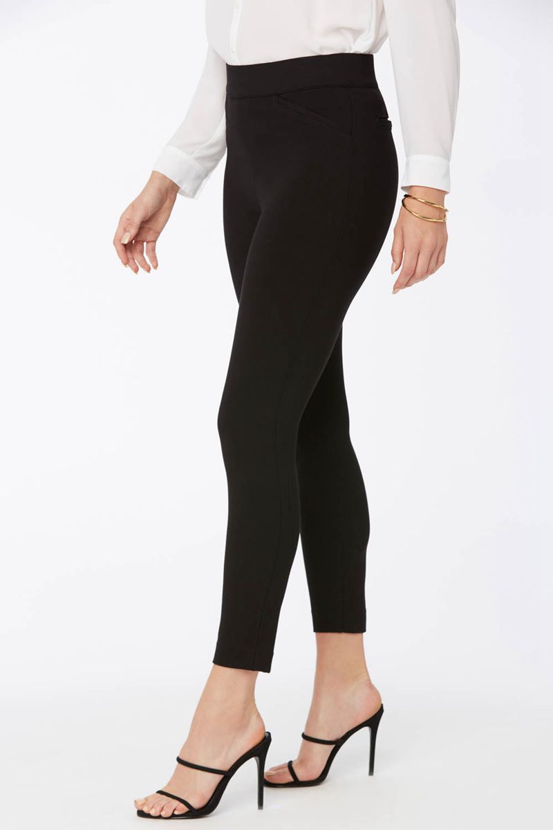 Black Women's NYDJ Pull-On Capri Leggings | NZ 183FZDEHB