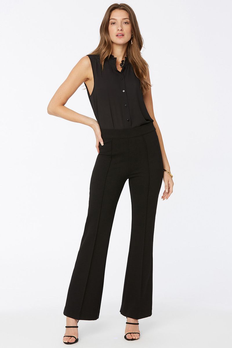 Black Women's NYDJ Pull-On Flared Pants | NZ 236TLYFZC