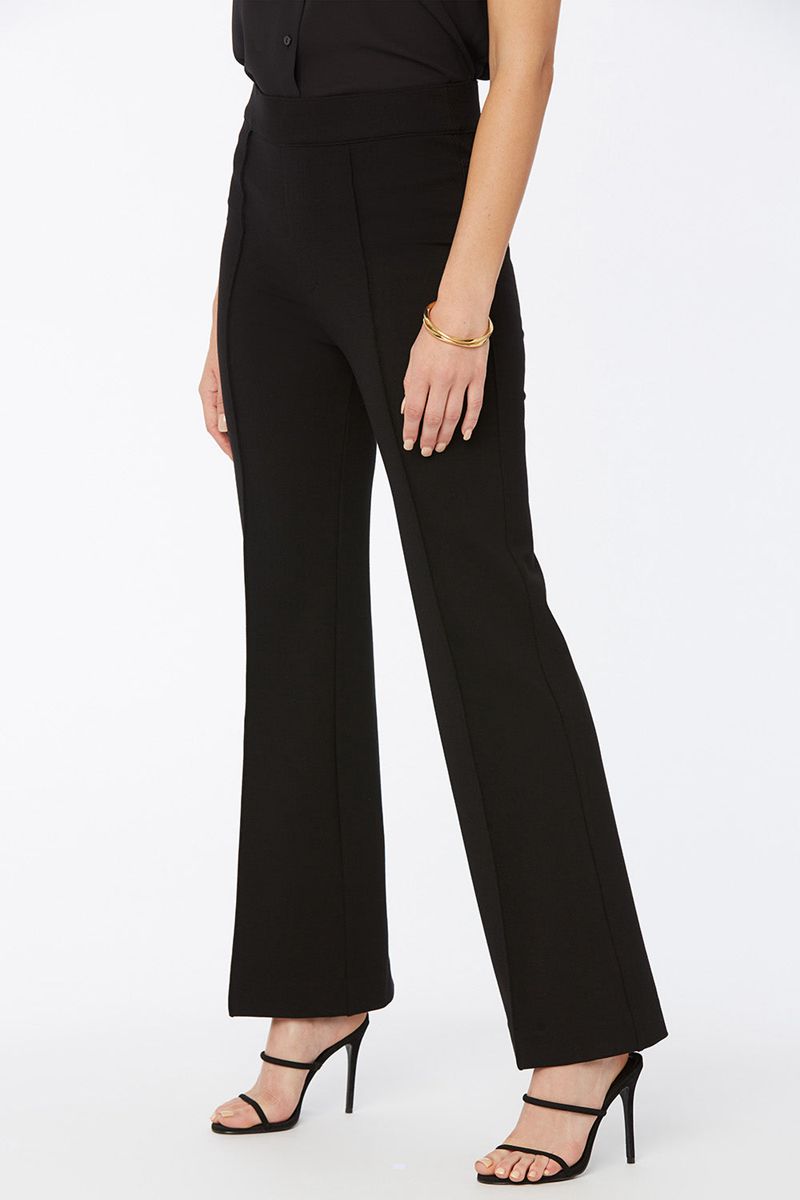 Black Women's NYDJ Pull-On Flared Pants | NZ 236TLYFZC