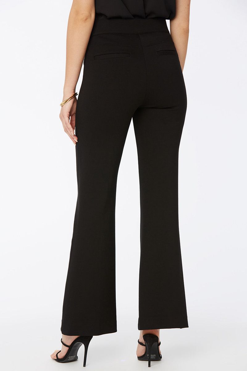 Black Women's NYDJ Pull-On Flared Pants | NZ 236TLYFZC