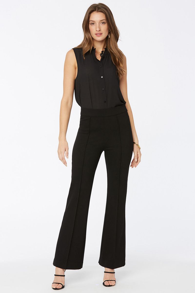 Black Women's NYDJ Pull-On Flared Pants | NZ 236TLYFZC