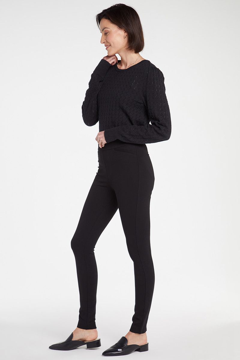 Black Women's NYDJ Pull-On Leggings | NZ 169ONDGRW