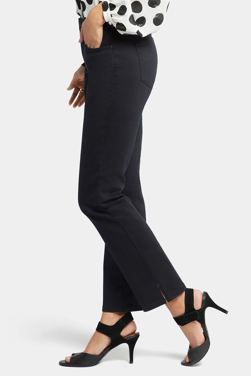 Black Women's NYDJ Sheri Slim Ankle Jeans | NZ 071NZJPWD