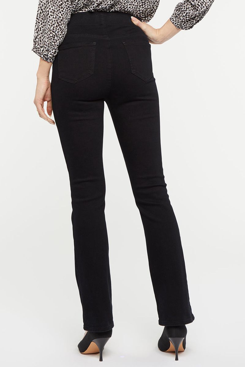 Black Women's NYDJ Slim Bootcut Pull-On Jeans | NZ 952HWSATR