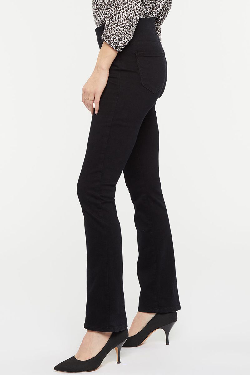 Black Women's NYDJ Slim Bootcut Pull-On Jeans | NZ 952HWSATR