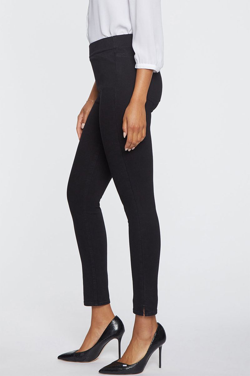 Black Women's NYDJ Super Skinny Ankle Pull-On Jeans | NZ 367MQCGOB