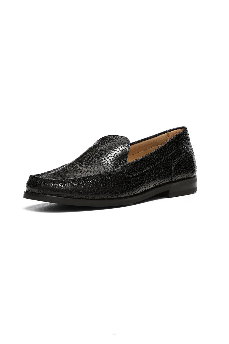 Black Women's NYDJ Tacie Slip-On Loafers | NZ 465OSFTPJ