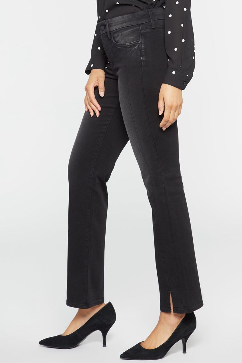 Black Women's NYDJ The Slimmer Marilyn Straight Jeans | NZ 215ZMVEUS