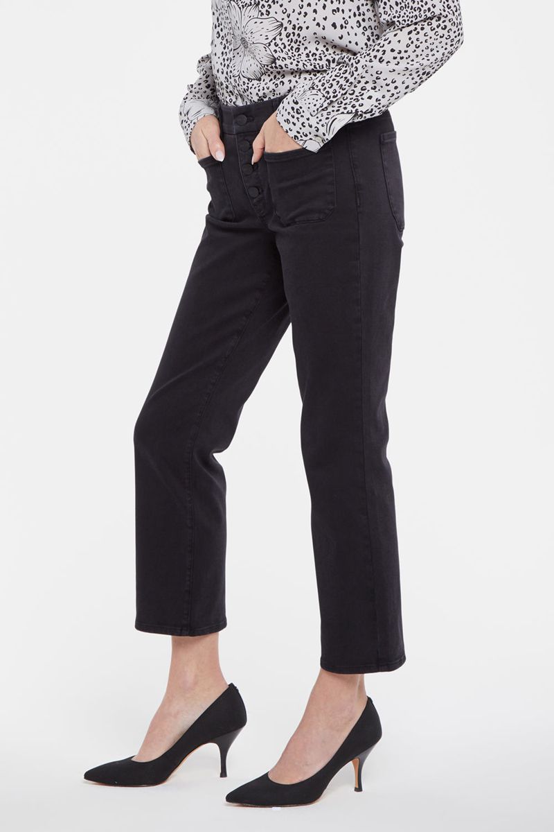 Black Women's NYDJ Waist-Match™ Marilyn Straight Ankle Jeans | NZ 839BSRUEH