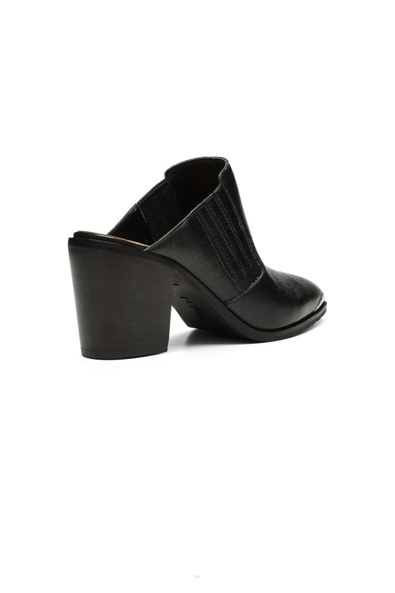 Black Women's NYDJ Wilma Slip-On Mules | NZ 745BYEFHP