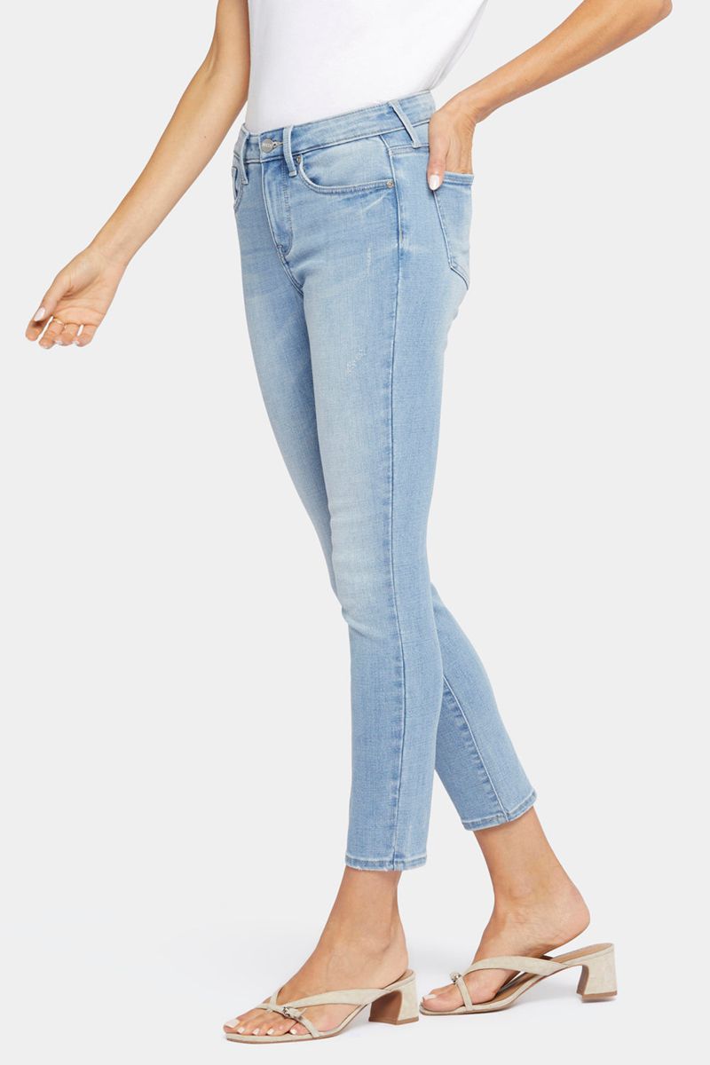 Blue Women's NYDJ Alina Skinny Ankle Jeans | NZ 139AMFSND