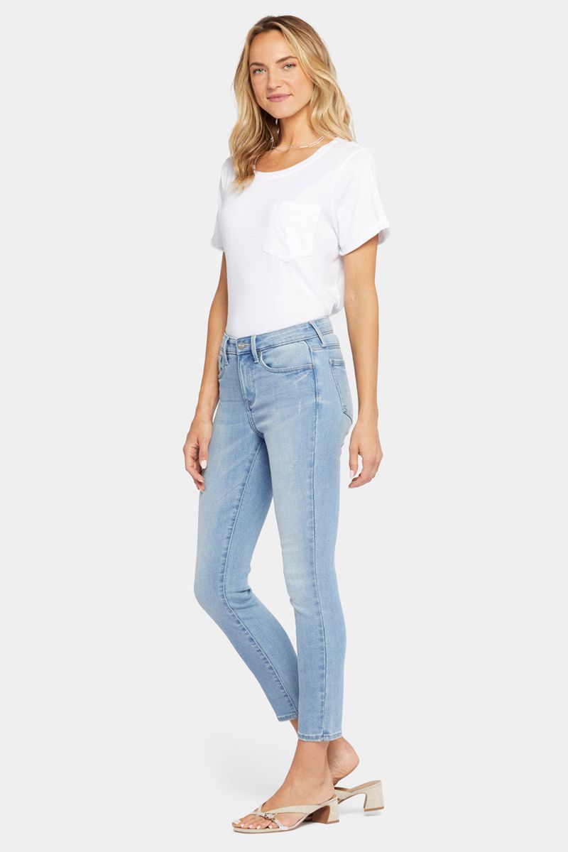 Blue Women's NYDJ Alina Skinny Ankle Jeans | NZ 139AMFSND