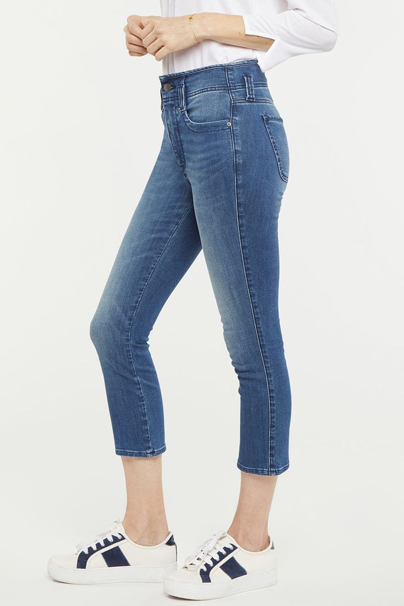 Blue Women's NYDJ Ami Skinny Capri Jeans | NZ 689GFTVIL