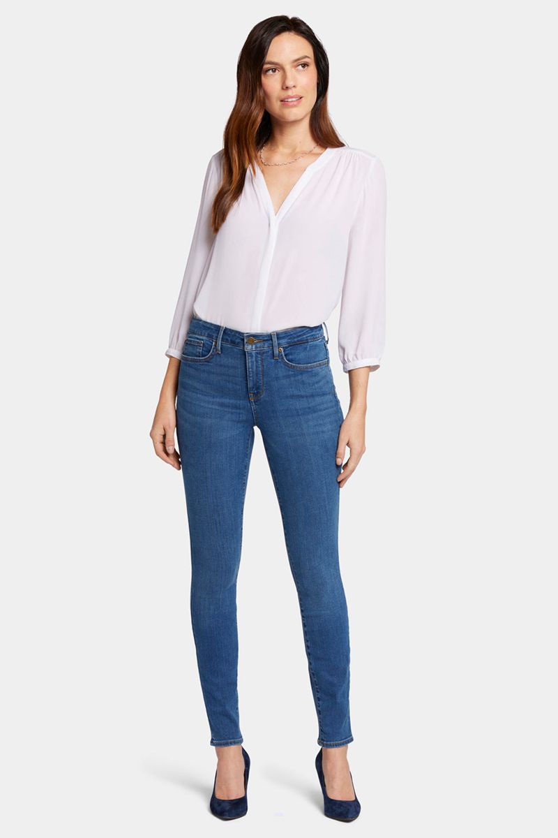 Blue Women's NYDJ Ami Skinny Jeans | NZ 419FKTYEH