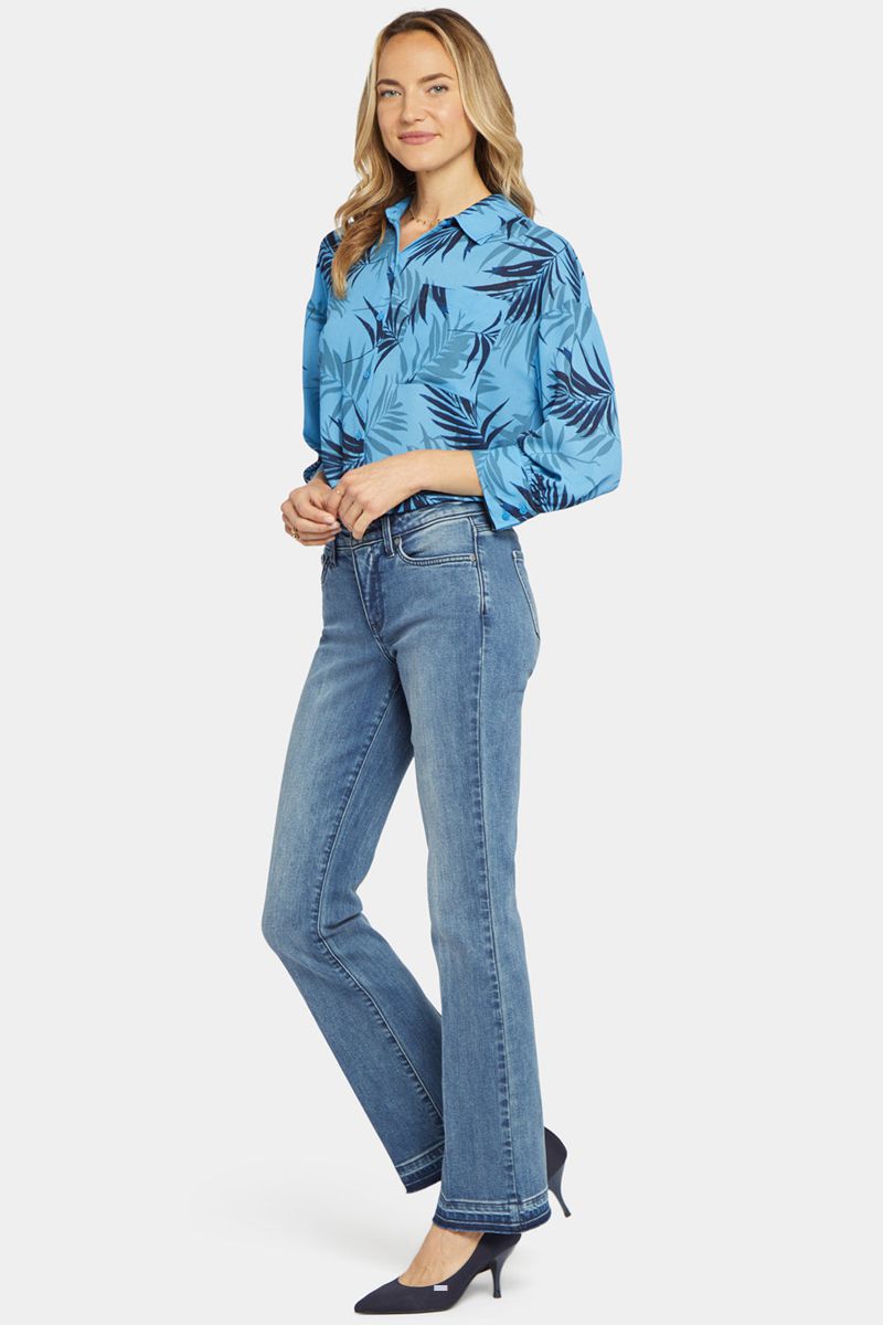 Blue Women's NYDJ Barbara Bootcut Jeans | NZ 469BWTJAZ