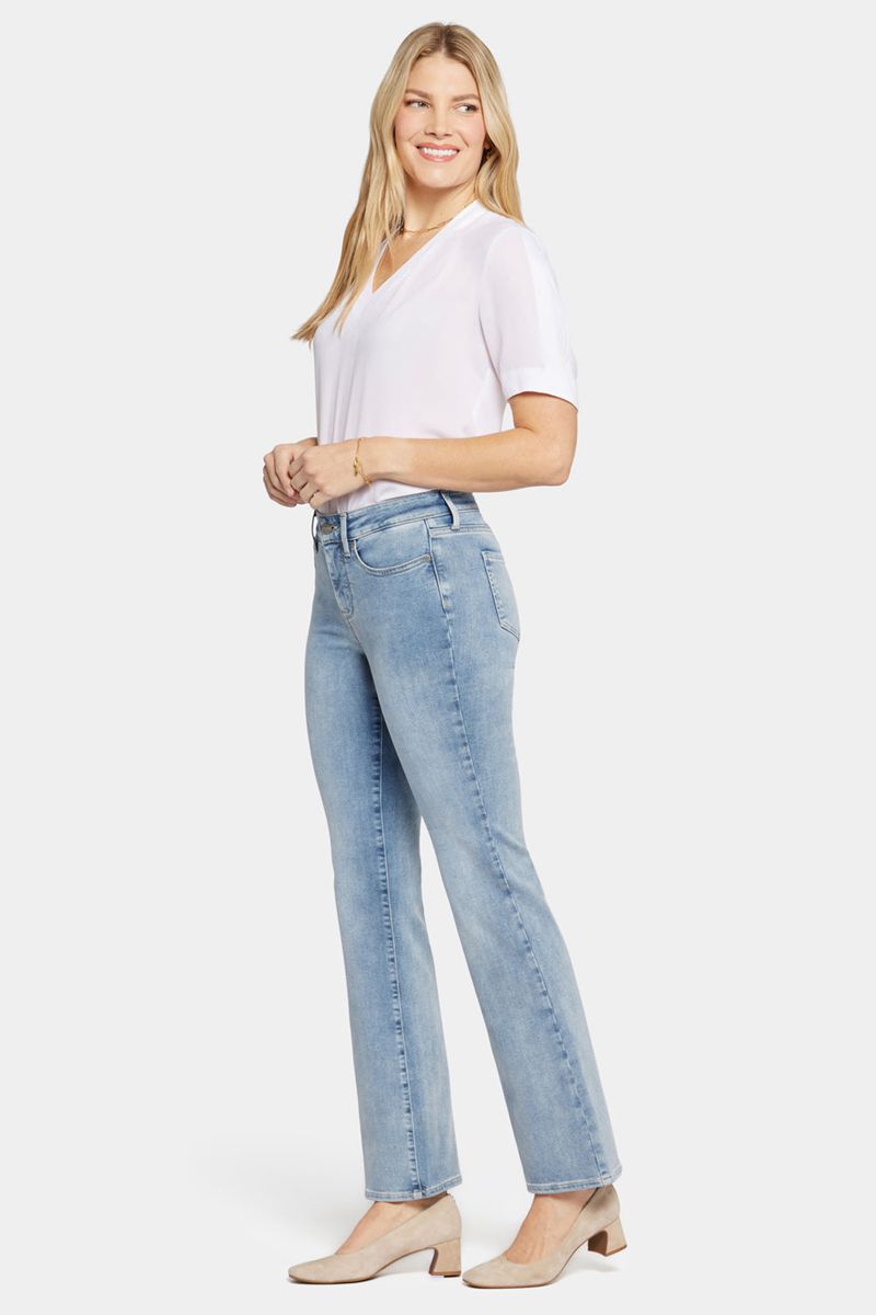 Blue Women's NYDJ Blake Slim Flared Jeans | NZ 724XBWRNQ