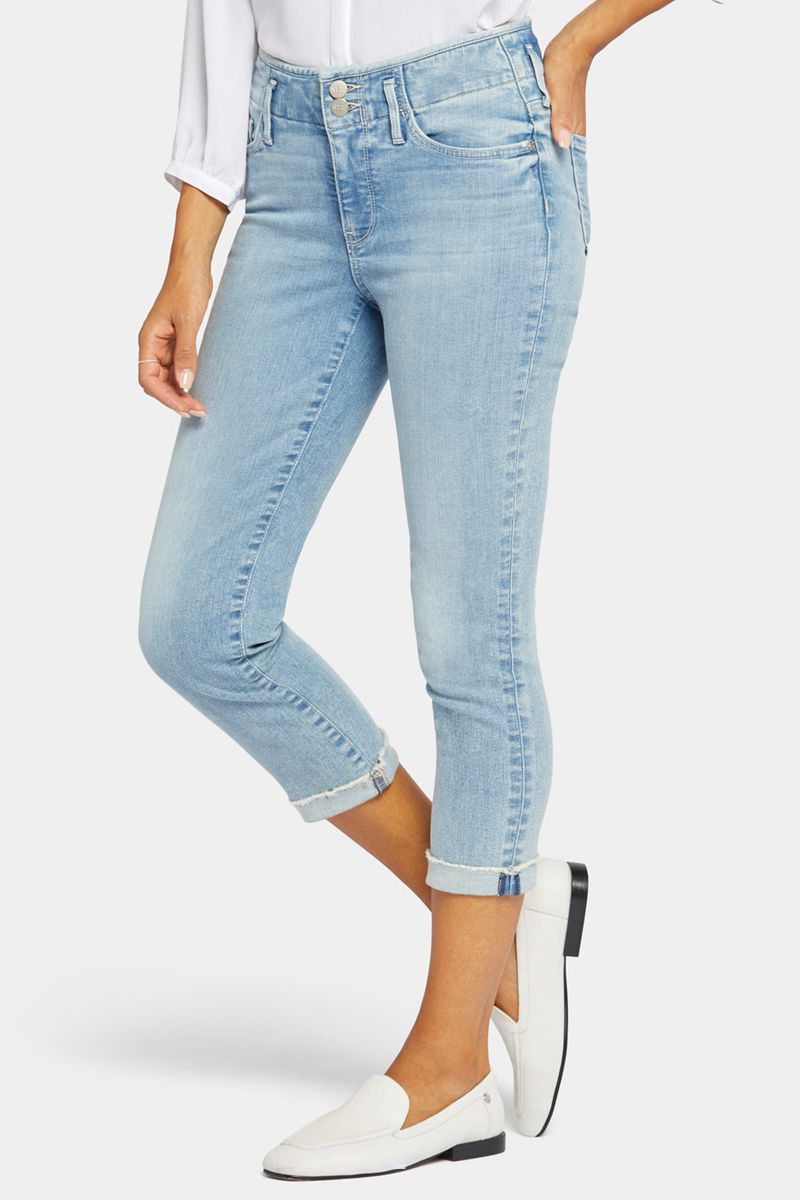 Blue Women's NYDJ Chloe Capri Jeans | NZ 936DOHZAQ