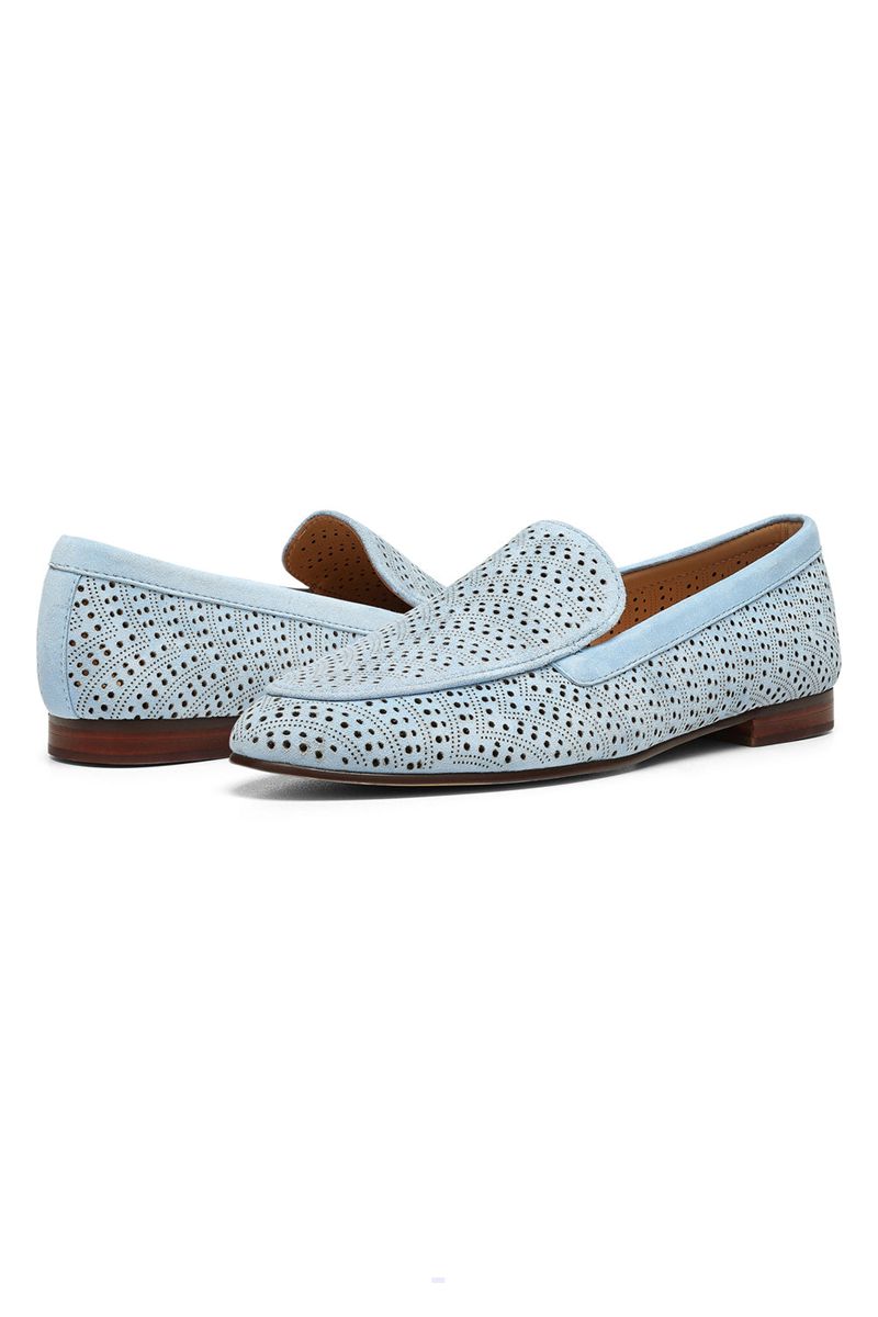 Blue Women's NYDJ Denver Loafers | NZ 765AGHLMC