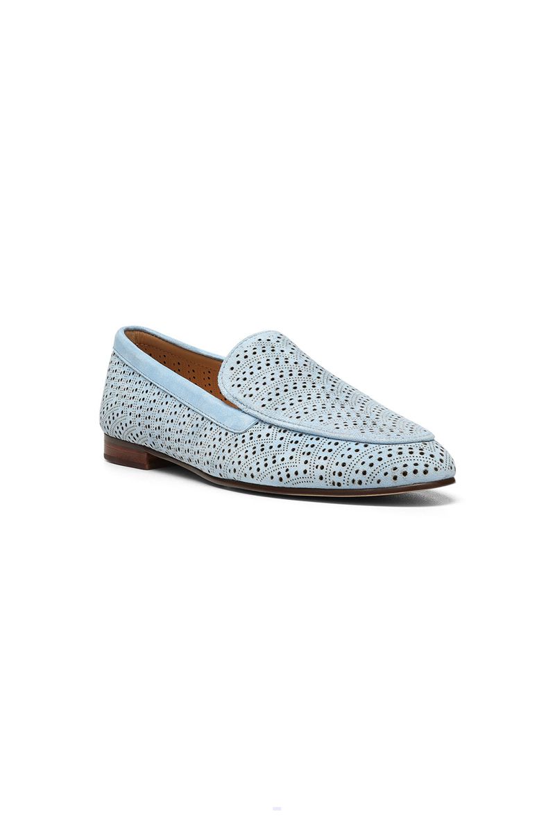 Blue Women\'s NYDJ Denver Loafers | NZ 765AGHLMC