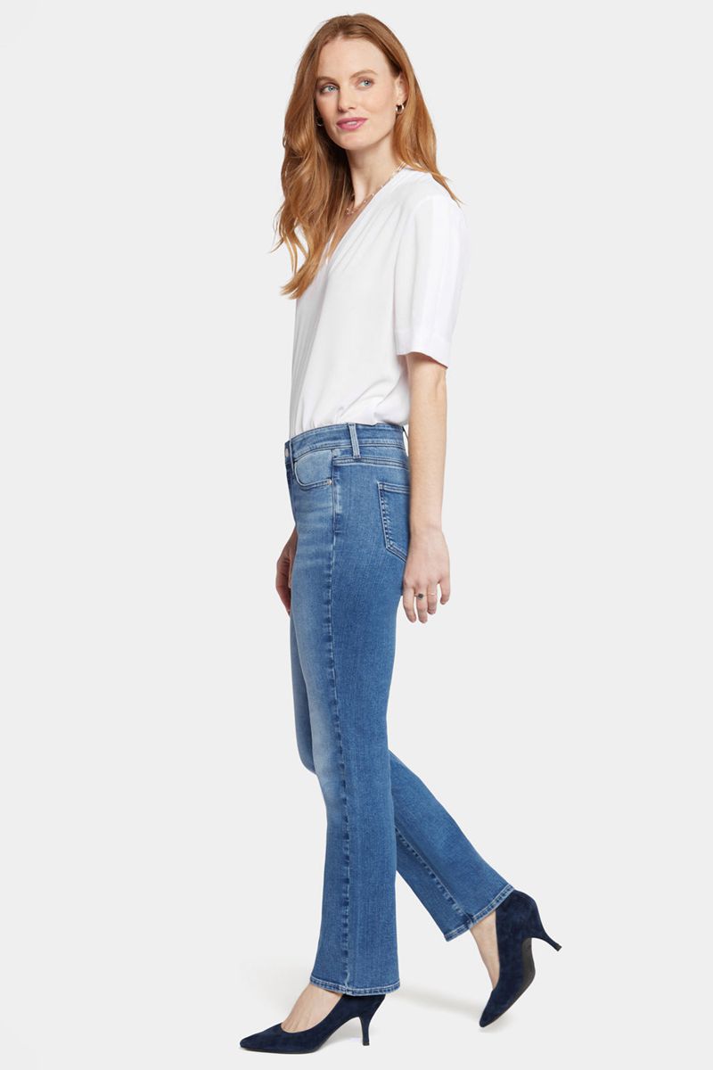 Blue Women's NYDJ Ellison Straight Jeans | NZ 960TFPHKX