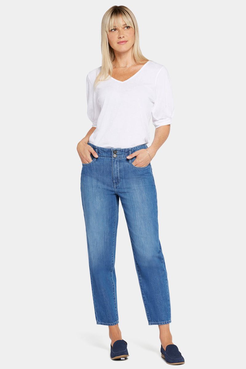 Blue Women\'s NYDJ Iconic Mom Jeans | NZ 197FEAYCN