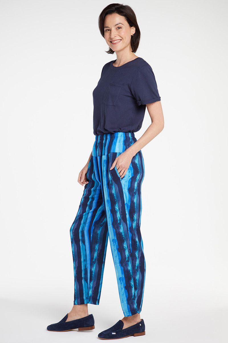 Blue Women's NYDJ Ines Slim Pants | NZ 340BSOUZN