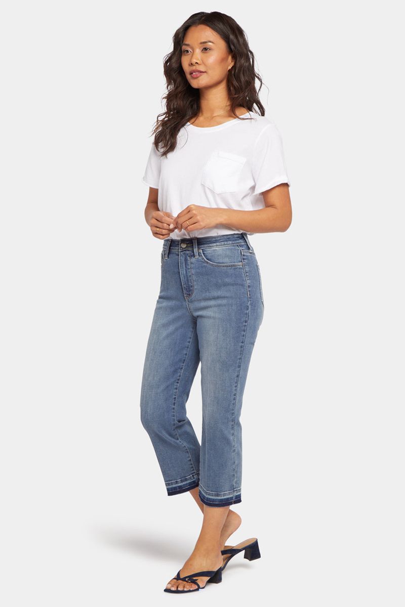 Blue Women's NYDJ Joni Relaxed Capri Jeans | NZ 476INKOAM