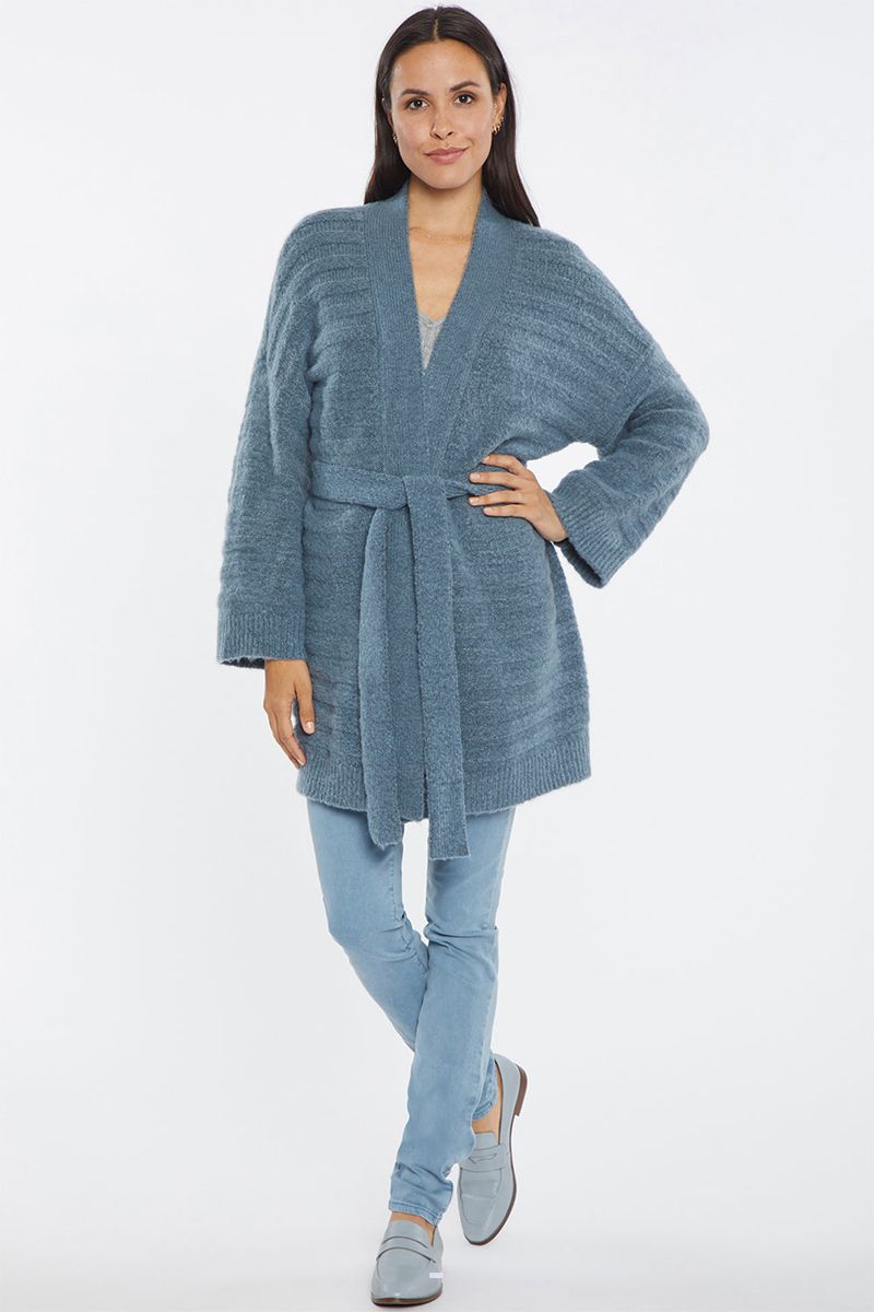 Blue Women's NYDJ Kimono Cardigan | NZ 429YMIQSD