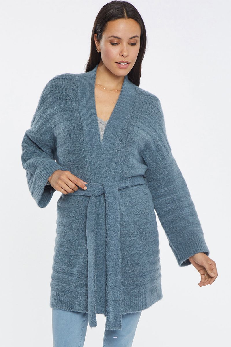 Blue Women's NYDJ Kimono Cardigan | NZ 429YMIQSD