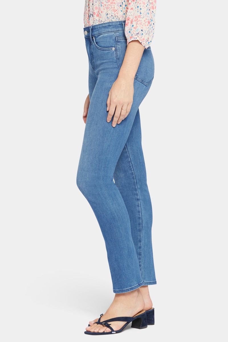 Blue Women's NYDJ Le Silhouette Sheri Slim Jeans | NZ 087MLODAN