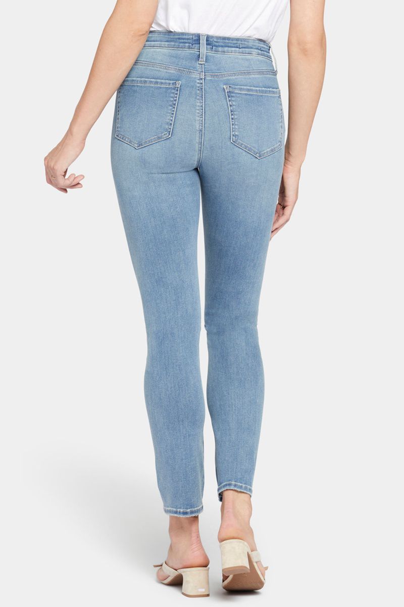 Blue Women's NYDJ Le Silhouette Sheri Slim Jeans | NZ 746HBNGAY