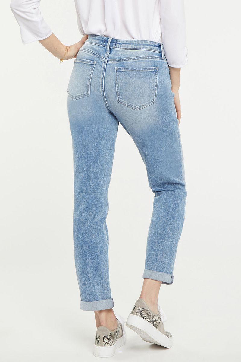 Blue Women's NYDJ Margot Girlfriend Jeans | NZ 154IQLMHX