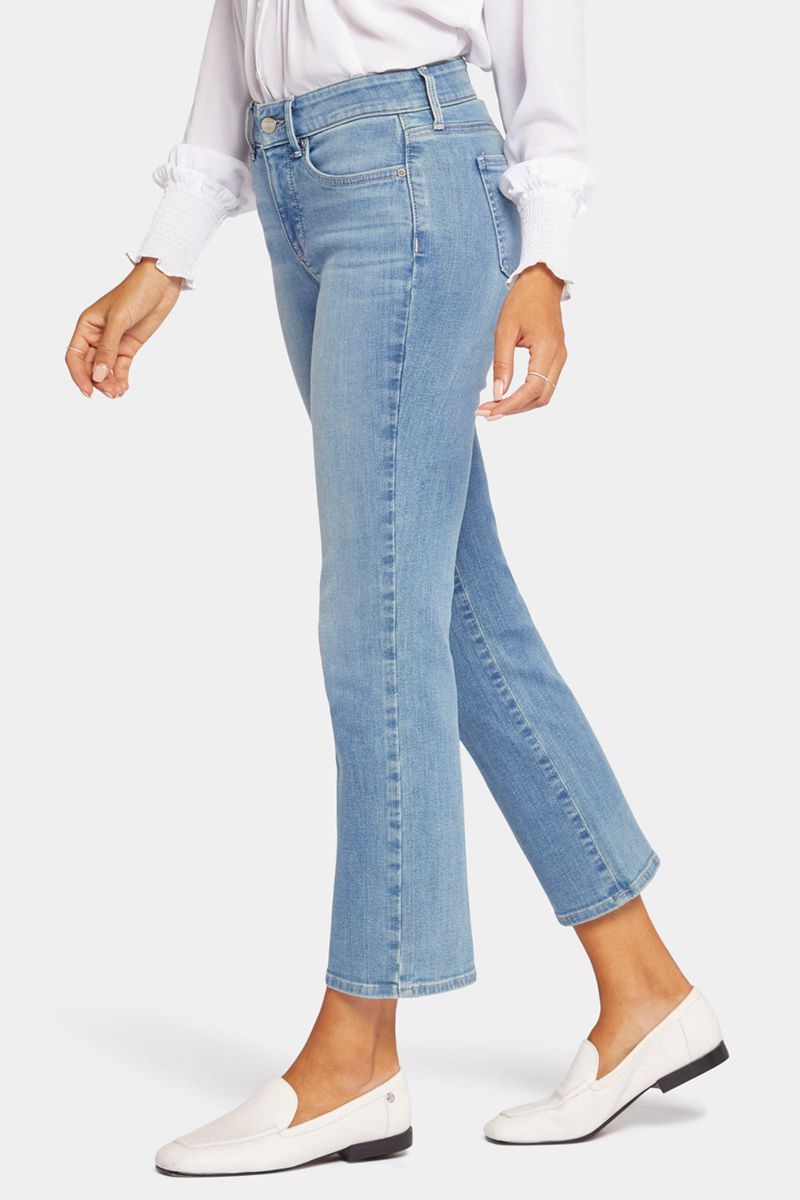 Blue Women's NYDJ Marilyn Straight Ankle Jeans | NZ 057PDAKMZ