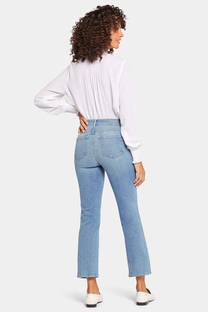 Blue Women's NYDJ Marilyn Straight Ankle Jeans | NZ 057PDAKMZ