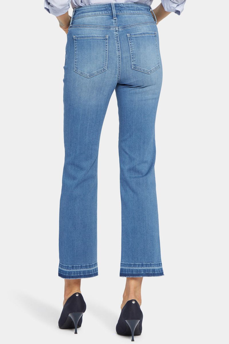 Blue Women's NYDJ Marilyn Straight Ankle Jeans | NZ 379DPUHNO