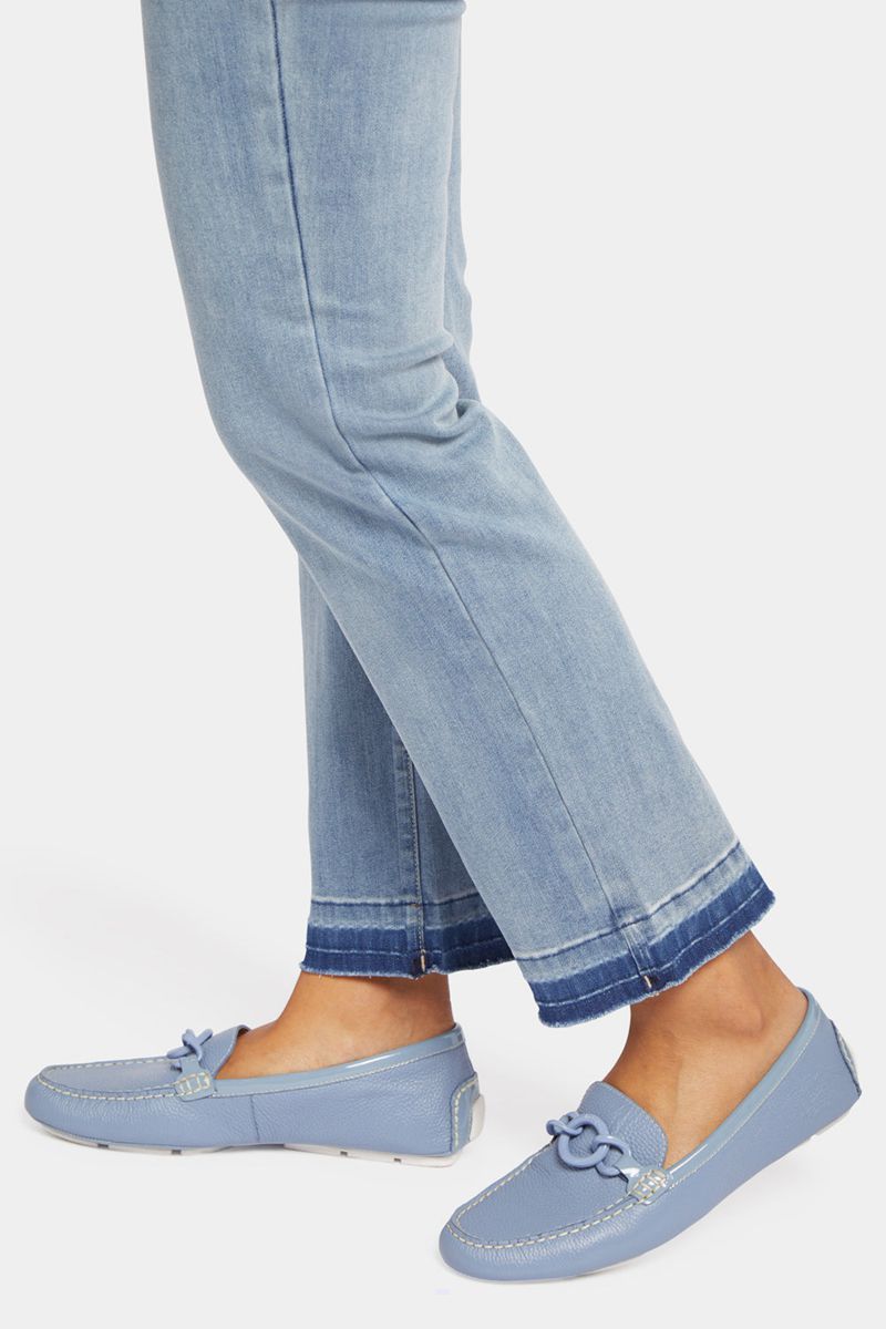 Blue Women's NYDJ Marilyn Straight Ankle Jeans | NZ 540NYCWBD