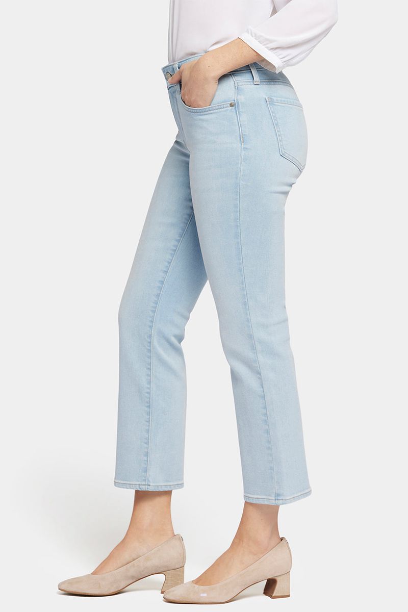 Blue Women's NYDJ Marilyn Straight Ankle Jeans | NZ 960EFDGHL