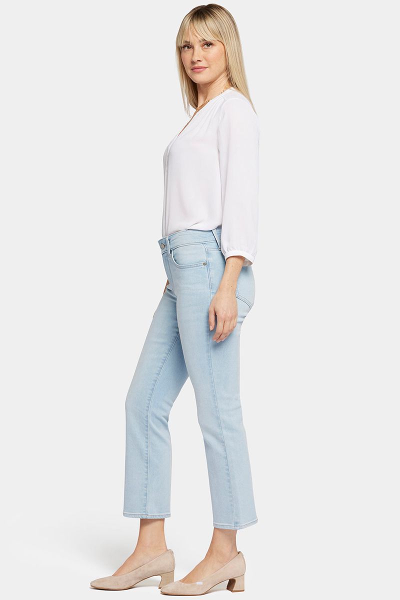 Blue Women's NYDJ Marilyn Straight Ankle Jeans | NZ 960EFDGHL