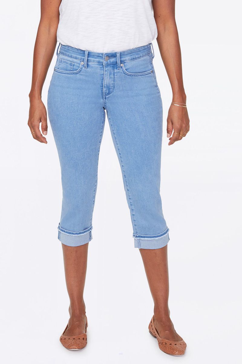 Blue Women's NYDJ Marilyn Straight Crop Jeans | NZ 798LAXCGQ