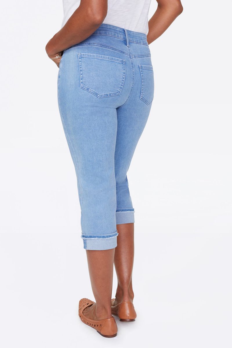 Blue Women\'s NYDJ Marilyn Straight Crop Jeans | NZ 798LAXCGQ