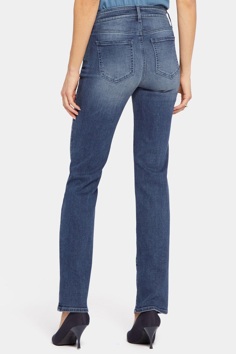 Blue Women's NYDJ Marilyn Straight Jeans | NZ 096HOZQTY