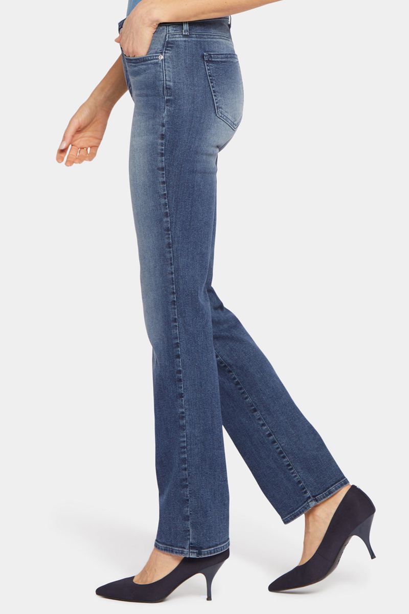 Blue Women's NYDJ Marilyn Straight Jeans | NZ 096HOZQTY