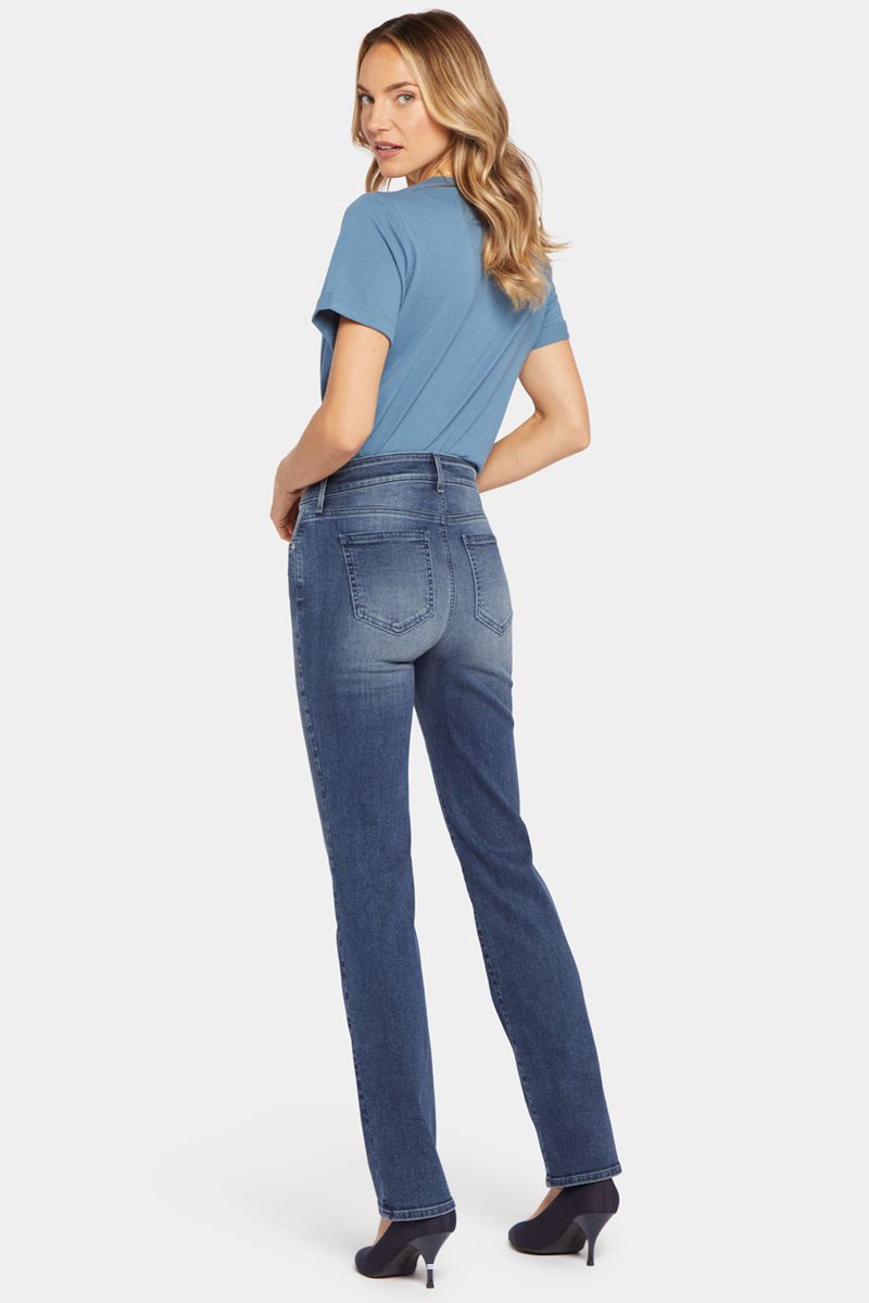 Blue Women's NYDJ Marilyn Straight Jeans | NZ 096HOZQTY