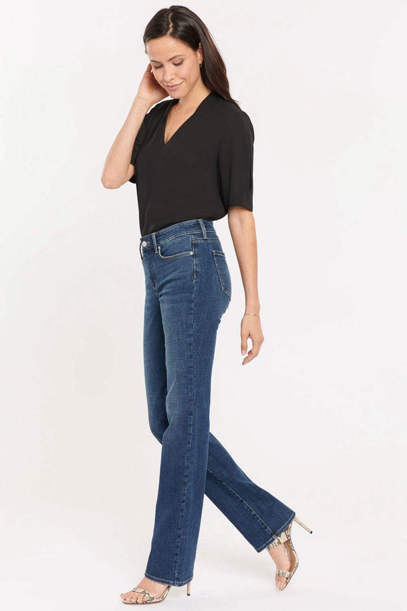 Blue Women's NYDJ Marilyn Straight Jeans | NZ 138OANYPU