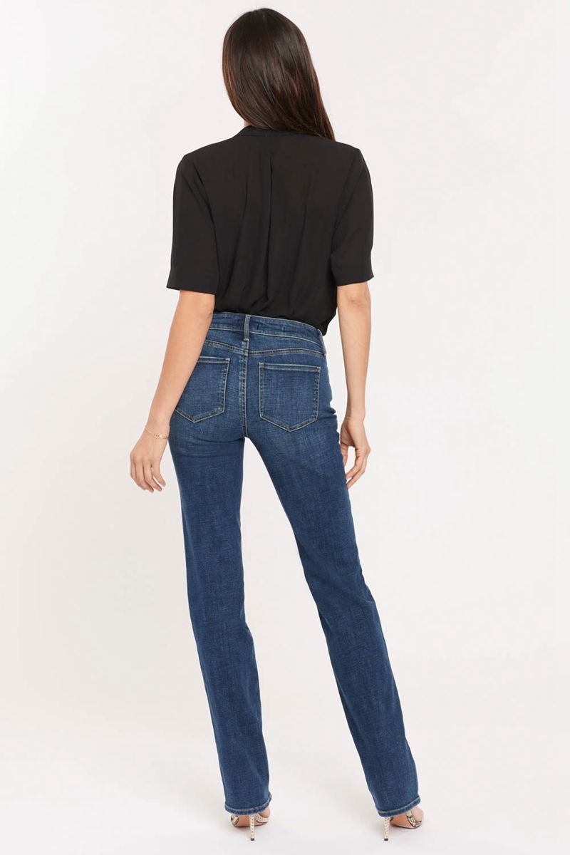 Blue Women's NYDJ Marilyn Straight Jeans | NZ 138OANYPU