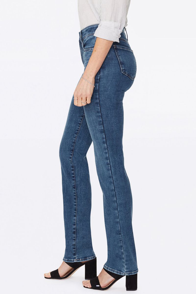 Blue Women's NYDJ Marilyn Straight Jeans | NZ 716TFVAQI