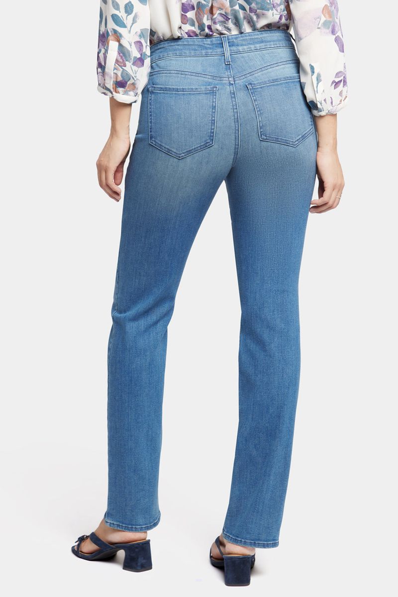 Blue Women's NYDJ Marilyn Straight Jeans | NZ 821GFWRUO